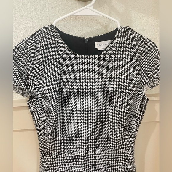 Lovers + Friends Zander Mini Dress Black and White Houndstooth Size XS - Picture 6 of 12